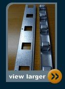 hydraroll roller track top plate cover and roller channel assembly