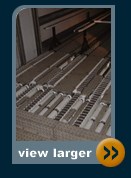 dock transfer on roller track